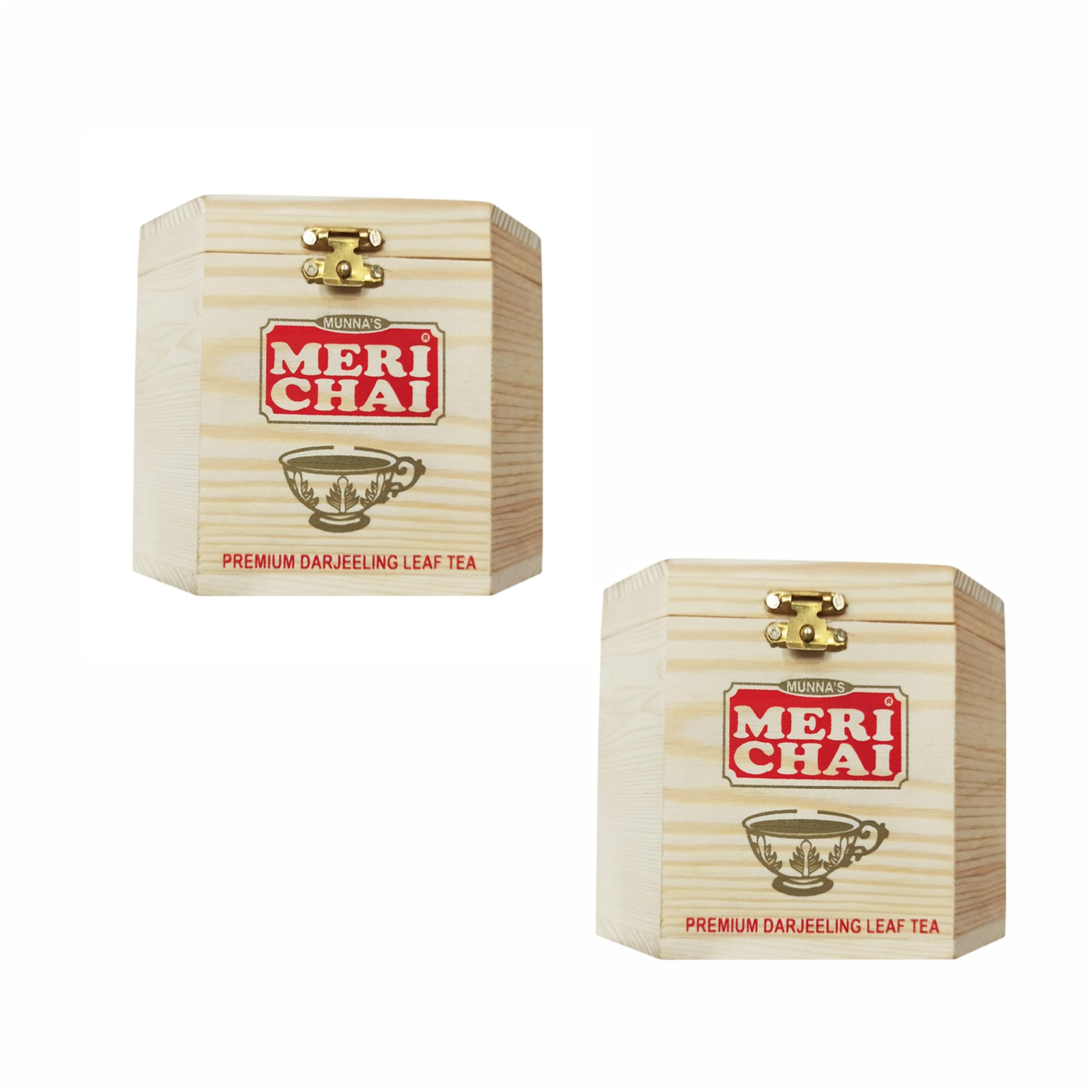 Meri Chai Premium Darjeeling Leaf Tea – Pack of 2 (200g Each) | Aromatic Whole Leaf Black Tea in Box Packaging