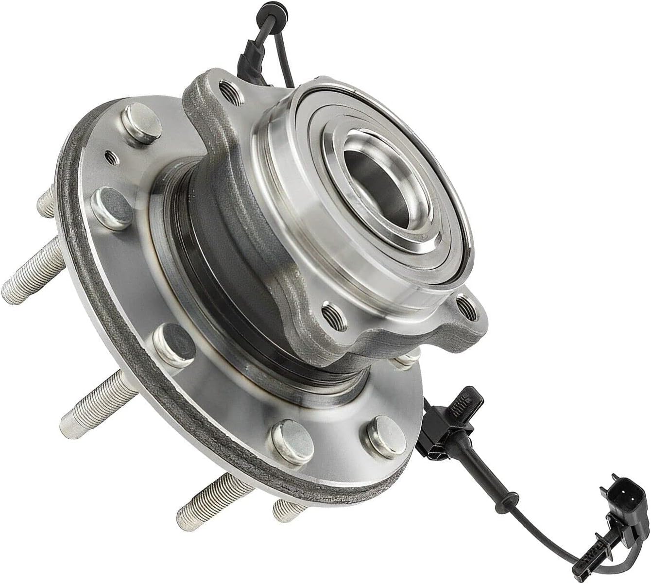 Detroit Axle - 4WD Front Wheel Hub Bearings Sway Bars Tie Rods Suspension Kit Replacement for Chevrolet Sierra Silverado 2500 HD 3500 HD - 8pc Set