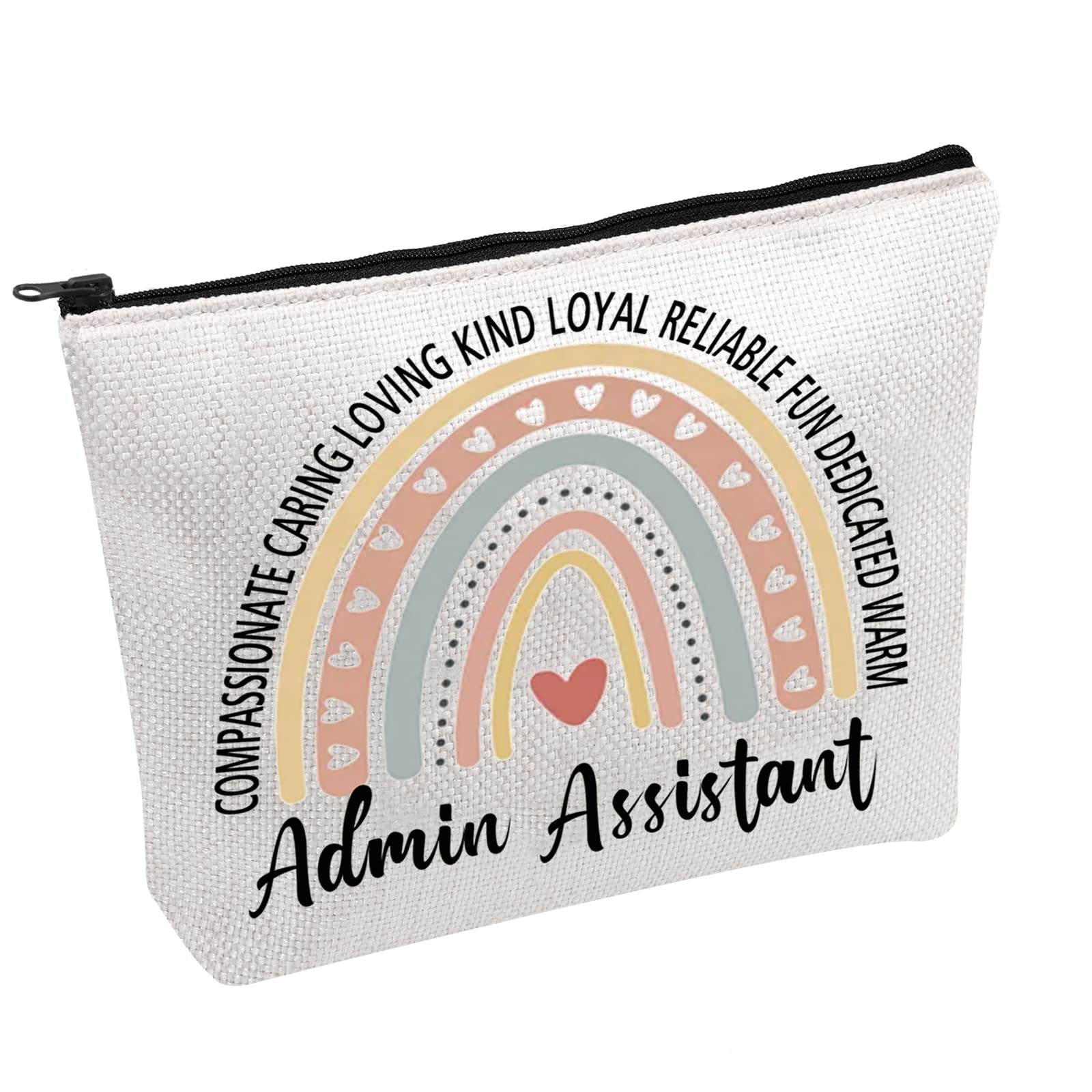 FOTAP Admin Assistant Survival Kit Admin Assistant Makeup Bag Secretary Gift Admin Appreciation Cosmetic Bag (Admin Assistant)