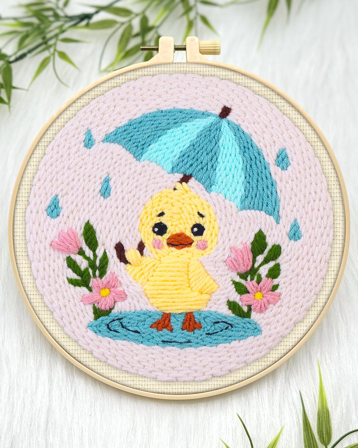 Beginner Punch Needle Kit - DIY Embroidery Art -4
