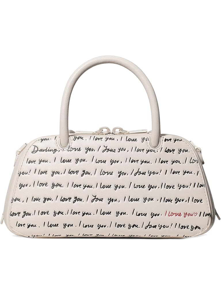 Multi Kate Spade New York Grace I Love You Script Embossed Leather Mini Bag