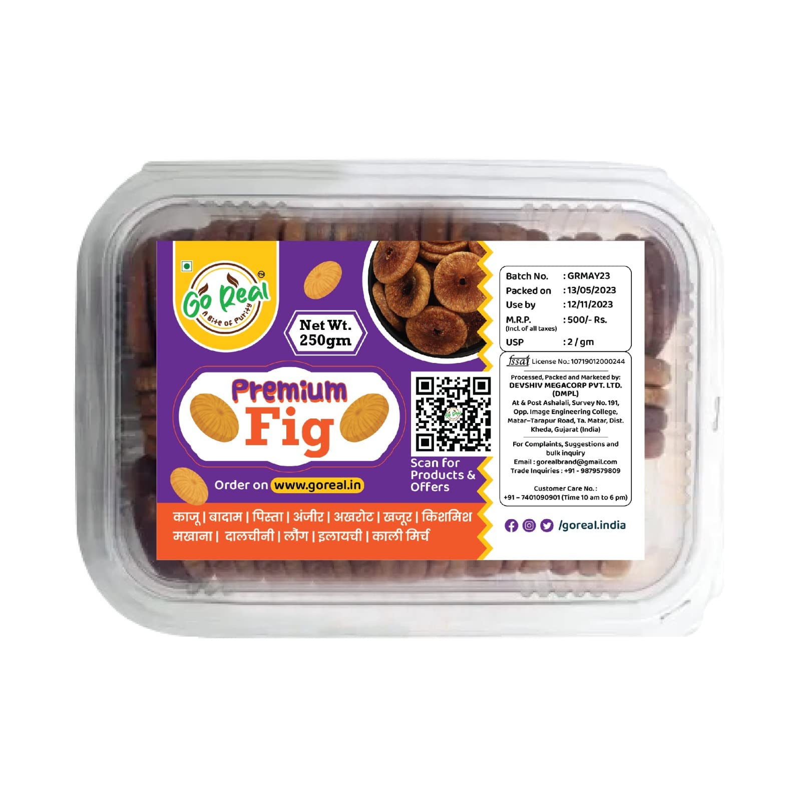 See full amazon price history chart for Go Real Premium Dried Afghani Anjeer 250g Pack | Dried Figs | Rich Source of Fibre Calcium & Iron | Low in calories and Fat Free Go Real Premium Dried Afghani Anjeer 250g Pack | Dried Figs | Rich Source of Fibre Calcium & Iron | Low in calories and Fat Free (B0C554Z7Y6) Amazon Price History, Amazon Price Tracker