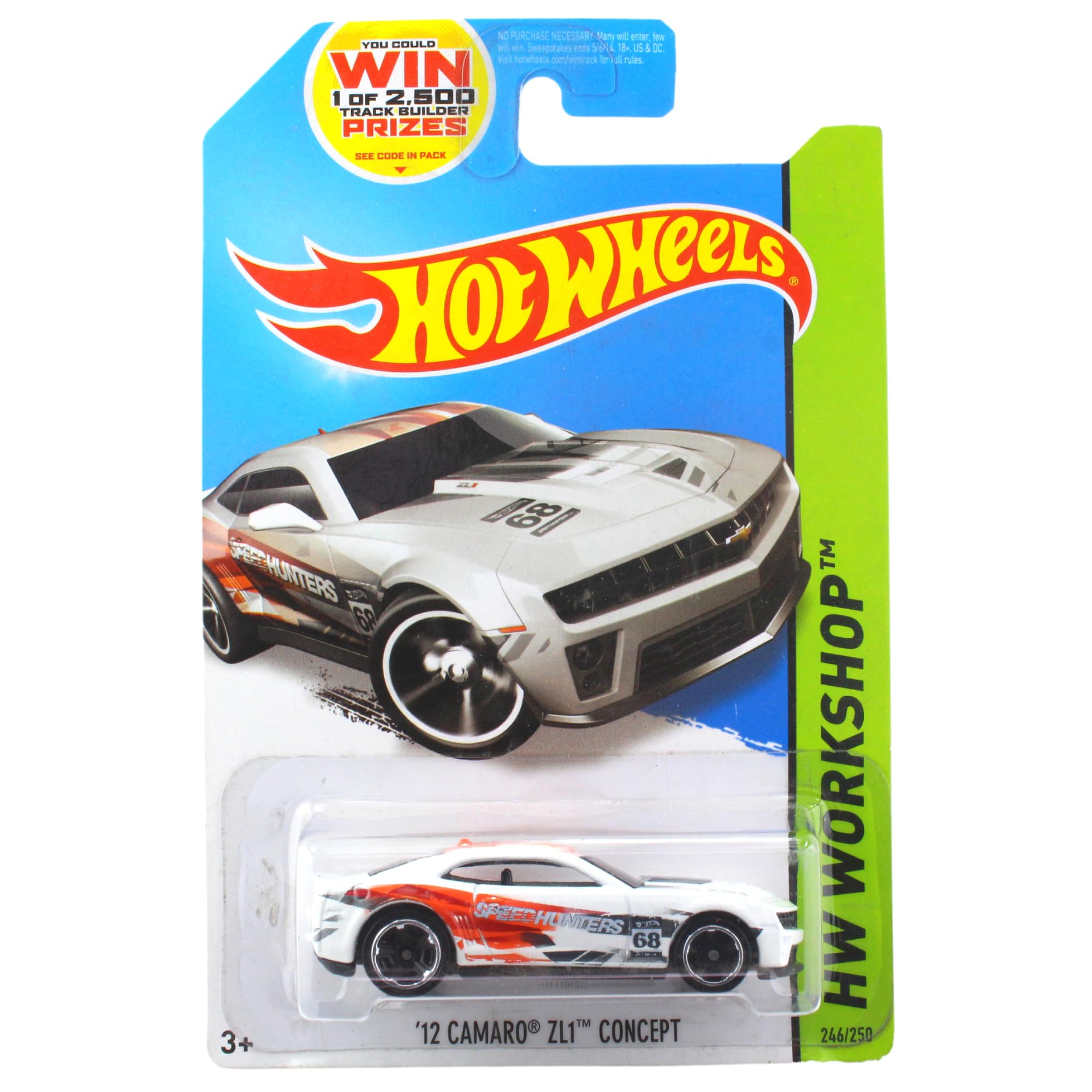 2014 Hot Wheels '12 Camaro ZL1 Concept White 244/250 HW WORKSHOP HW PERFORMANCE by Hot Wheels