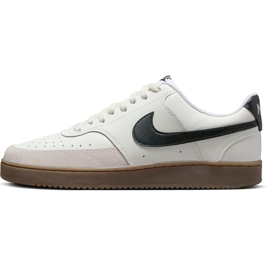 NIKE Court Vision Lo NCPS, Sneaker Uomo, Sail/Black-LT Orewood BRN-Whit, 45.5 EU
