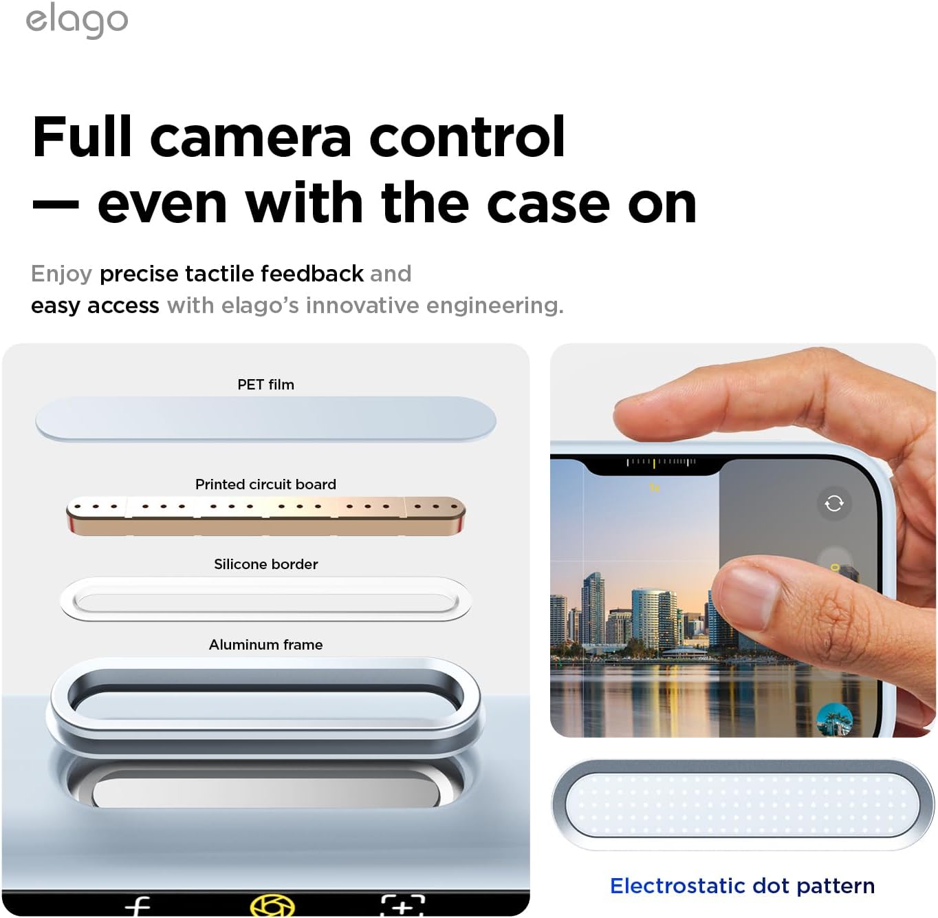 elago for iPhone 17 Case, Premium Magnetic Silicone Case, Compatible with MagSafe, Liquid Silicone Material, Protective Cover, Shockproof, Slim Phone, 6.3 inch (Light Blue) - Image 3