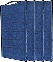 Vista 1 de TARARIUM 4 piezas de filtros de acuario de repuesto de cartuchos de carbón activo bio placa de filtro para WP-208H Turtle Tank Filtro interno