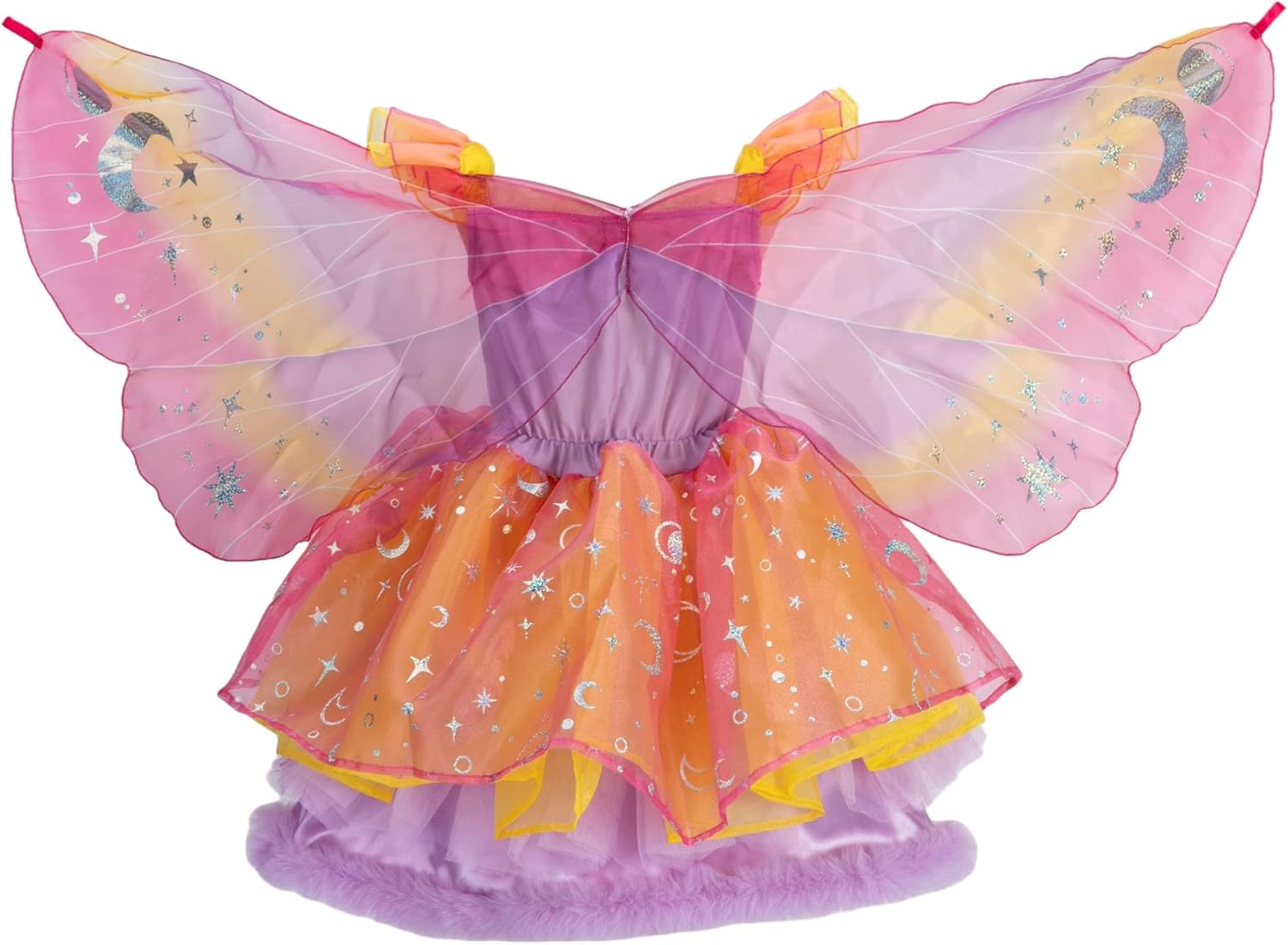 JAKKS Pacific Daydreamers Girls Premium Fairy Costume Dress with Wings, Full Tulle Skirt with Layers of Soft, Sheer Fabric for an Airy, Magical Effect with Every Twirl! [Amazon Exclusive]