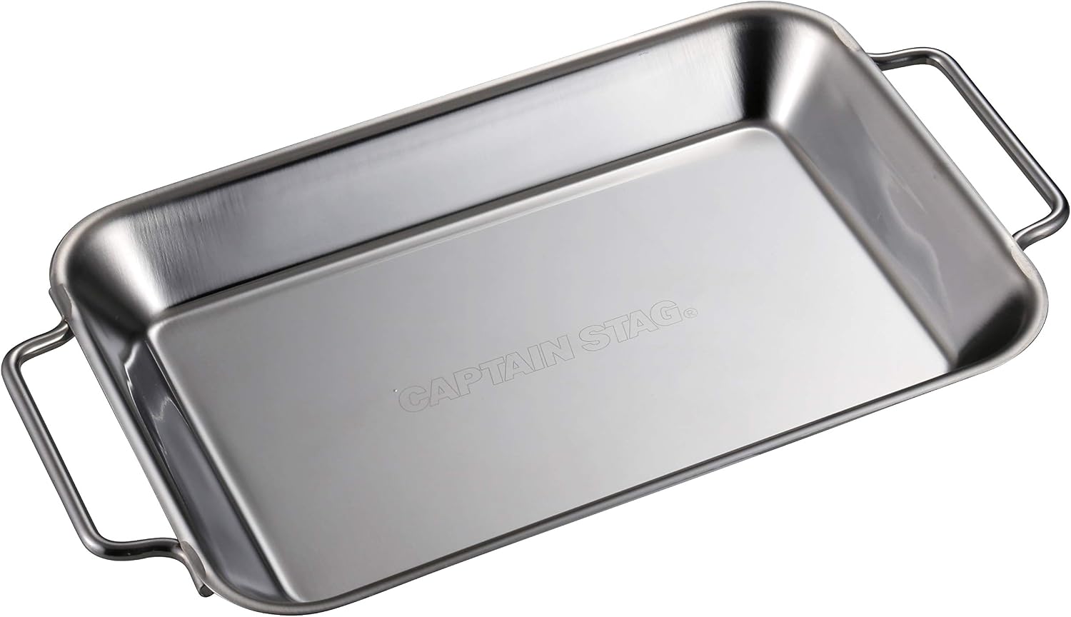 Captain Stag UG-1568 Steel Plate Grill Plate Stainless Steel B6 Size [Compatible with UG-34/43/44 Kamado Smart Grill B6] [UG-42 Kamado Smart Grill B5 / UG-47V Type Smart Grill Mini/Half Size]