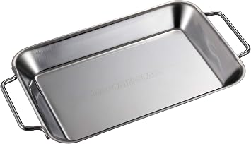 Captain Stag UG-1568 Steel Plate Grill Plate Stainless Steel B6 Size [Compatible with UG-34/43/44 Kamado Smart Grill B6] [UG-42 Kamado Smart Grill B5 / UG-47V Type Smart Grill Mini/Half Size]