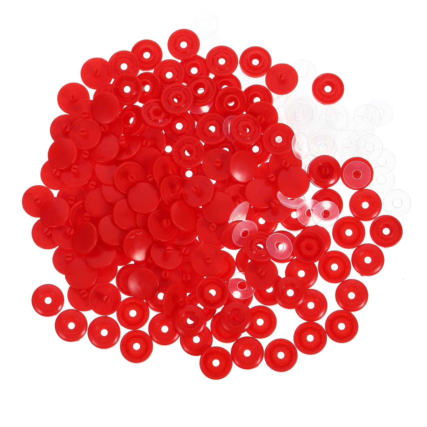 TEHAUX 500sätze Snap Buttons Für Kleidung Robuste Langlebige Druckknöpfe Aus Kunststoff Für Diy-projekte Und Kinderbekleidung Einfache Anwendung Vielseitig Einsetzbar