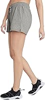 Vista 3 de Champion Women'S Shorts, Lightweight Lounge, Soft Jersey Comfortable Shorts For Women (Plus Size Available)