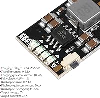 Vista 2 de MakerFocus 6 unids 2A 5V descarga de carga módulo integrado 3.7 V 4.2 V para batería de litio 18650 con aumento de carga Módulo de placa PCB