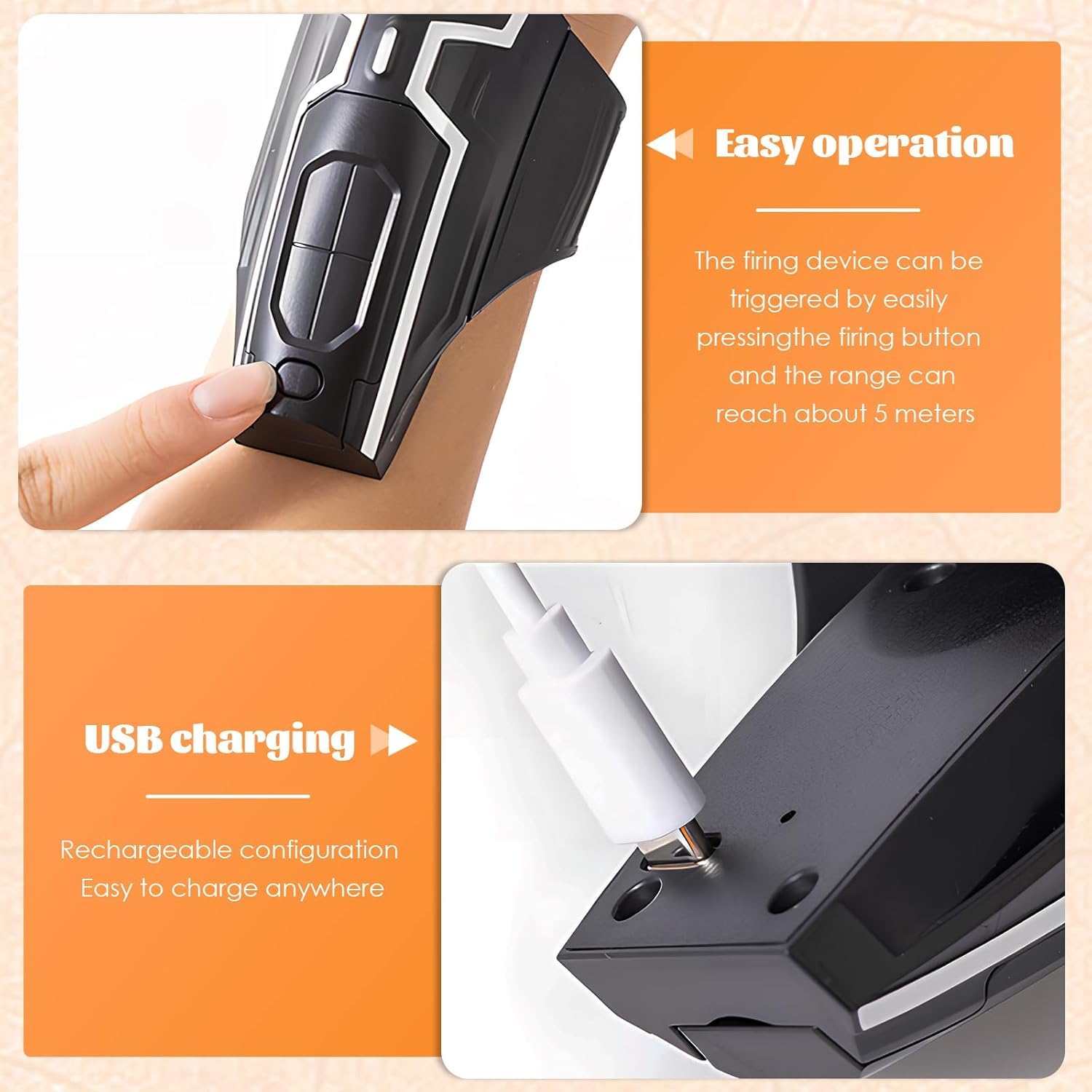 Tireur de Toile d'araignée, Spider Web Shooter Con Launcher Glove, Gant de Lancement pour Enfants, Effet Lumineux, Spider Web Launcher Cosplay Décoratifs pour Garçons et Filles