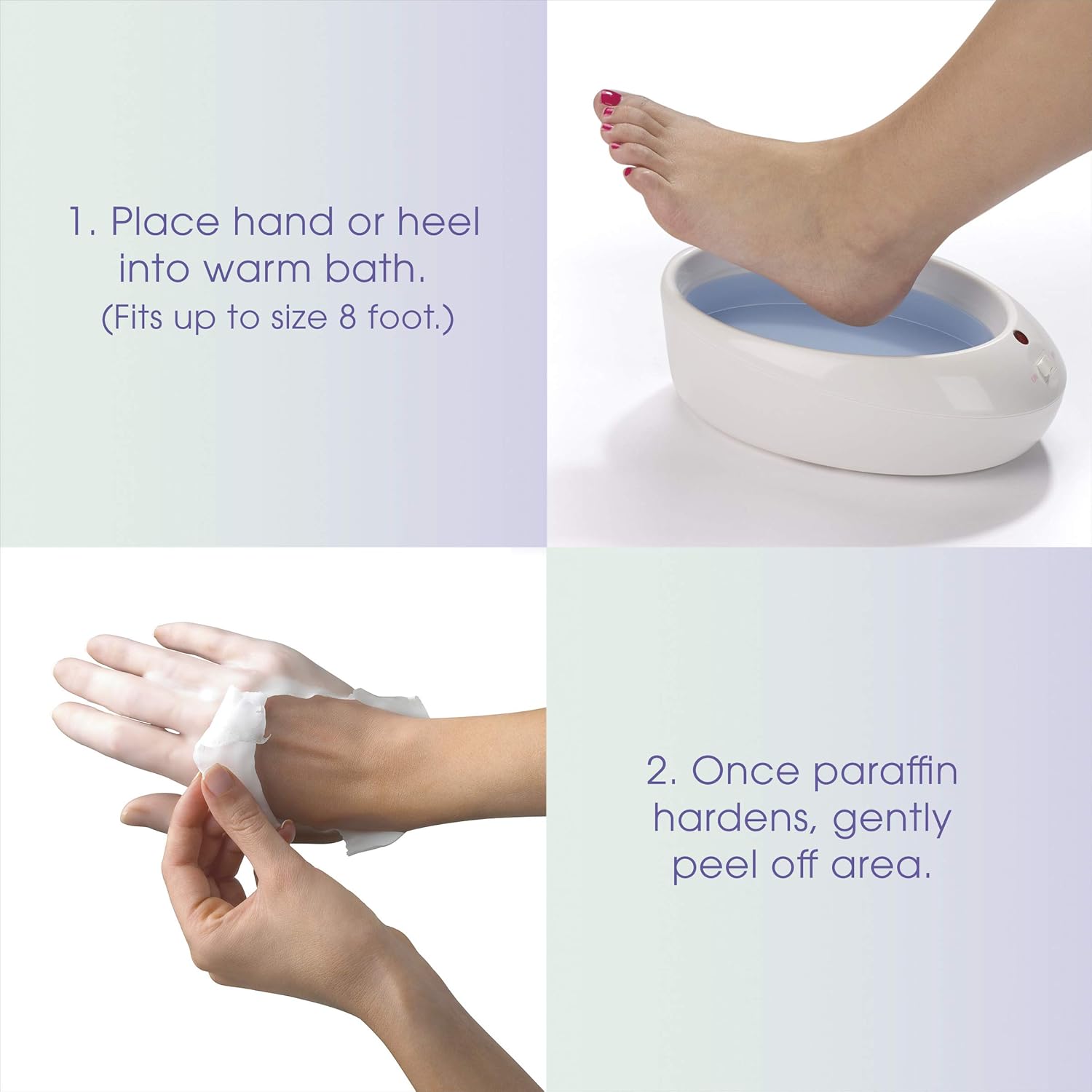 True Glow by Conair Thermal Paraffin Bath/Paraffin Spa Moisturizing System, Includes 1lb. Paraffin Wax : Everything Else