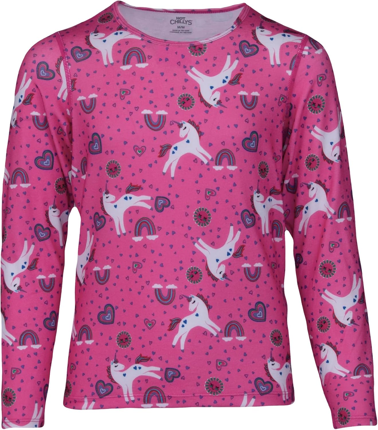 Hot Chillys Youth MTF Originals Print Crewneck Midweight Body Fit Base Layer