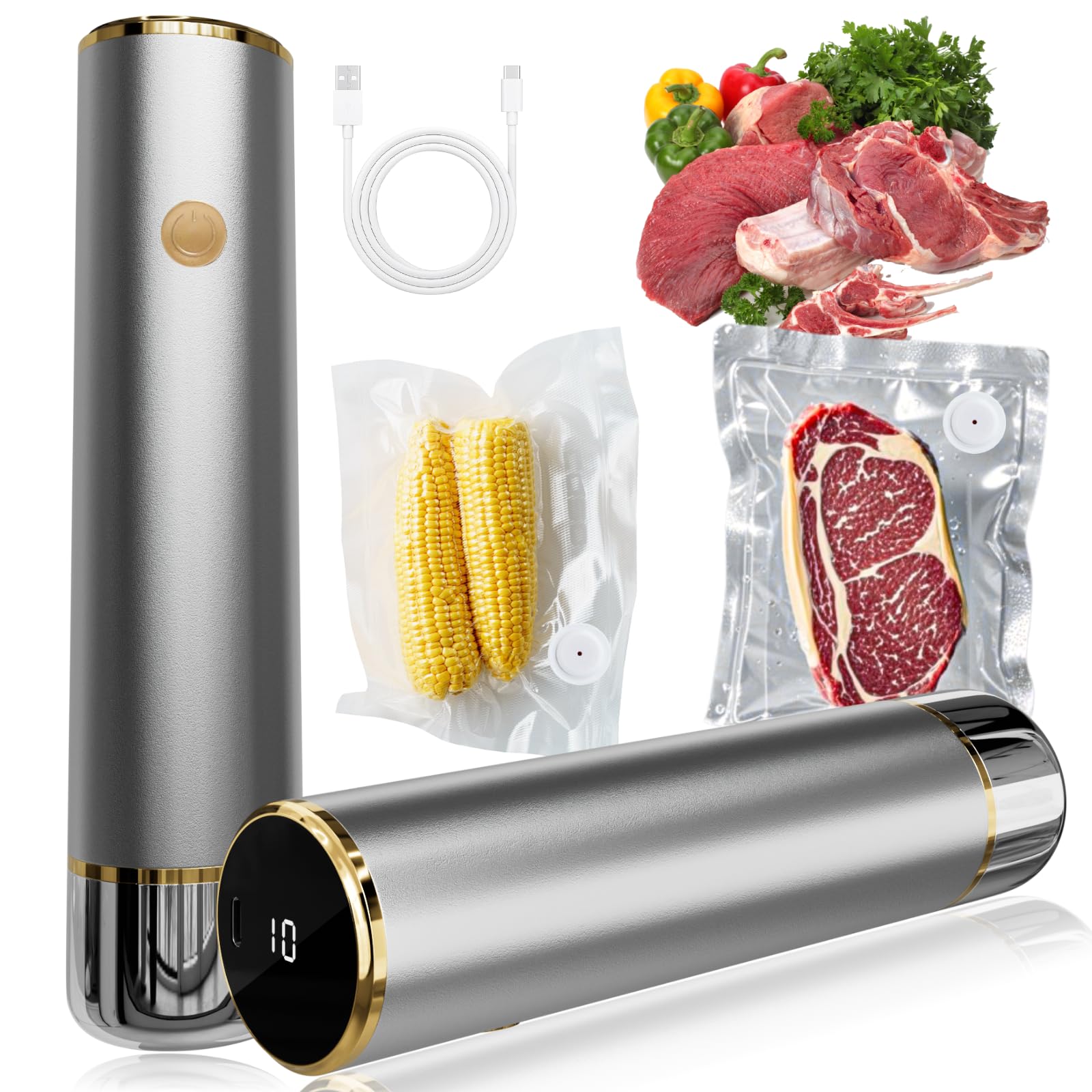 Machine à emballer sous vide pour aliments pour stopper le gaspillage et le givre du congélateur
