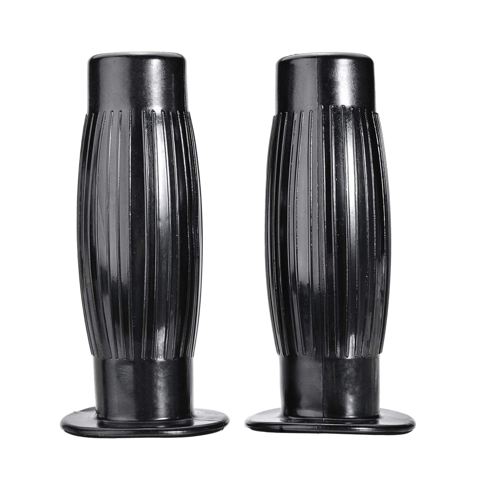 Lenker 2pcs 7 / 8in Motorcycle Scooter Lenker Handgriffe Schwarz Gummi Kunststoff 5 Zoll Länge Für T-riumph T150 Für N-Orton Für C-ommando