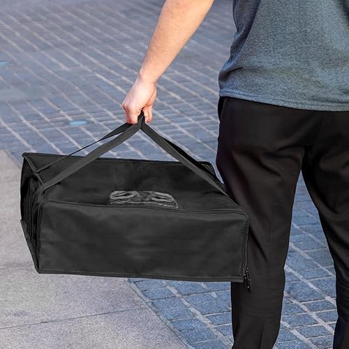 Miniatura 6 de Summit Ridge Pizza Carrier Insulated Bags Large for Deliveries 20x20 Pizza Delivery Bags Insulated and Zippered with Ventilation (Black)