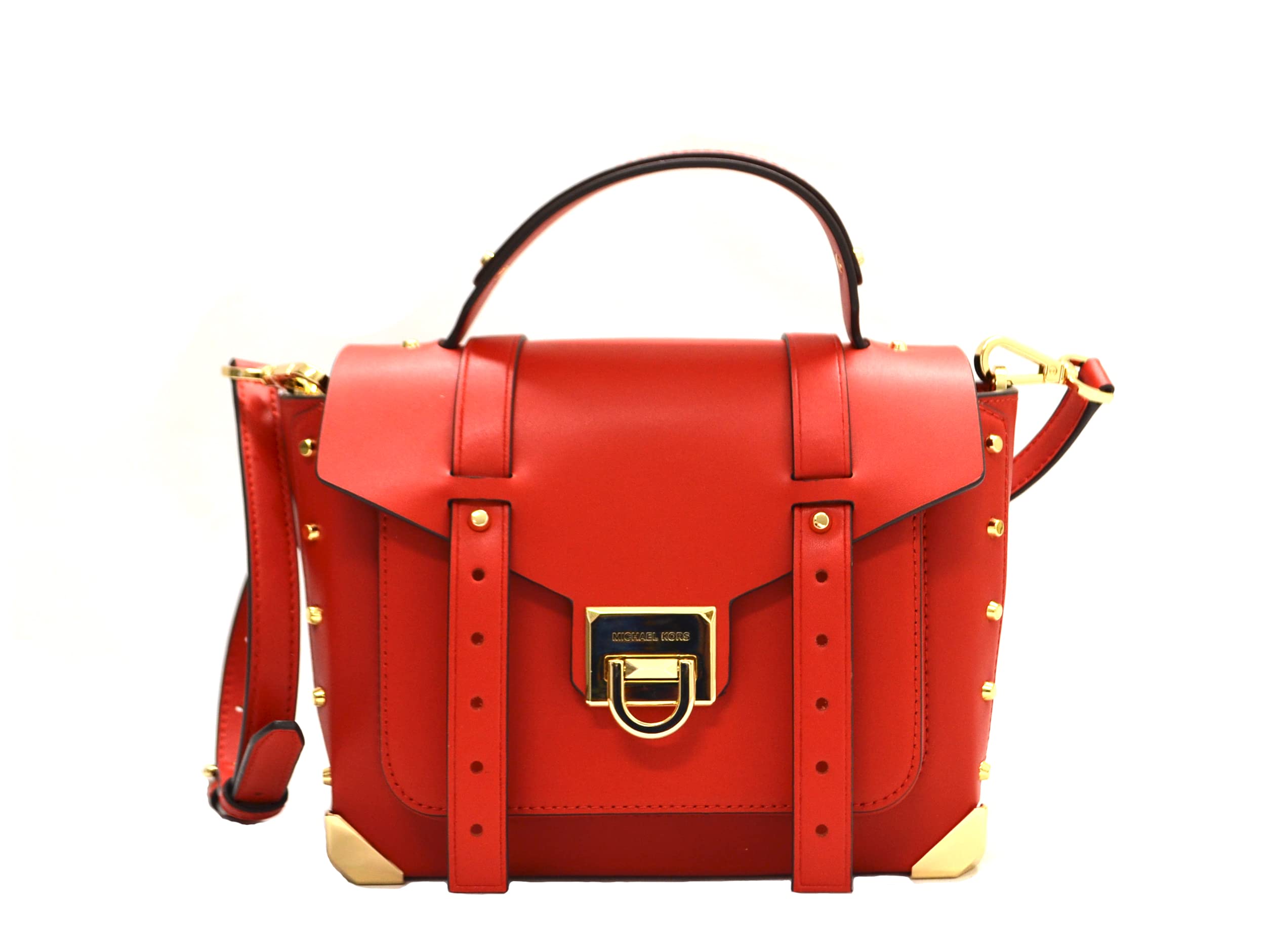 Manhattan Medium Top Handle Bag School Satchel Bright Red