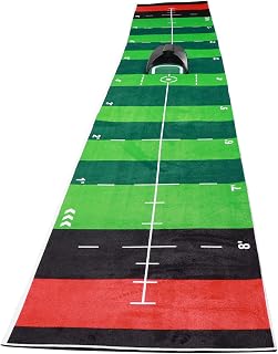 XENITE Golf Practice Mat, PP Material Skill Development Golf Hitting Mat Bright Colors for Training for Practice for Golf Putters