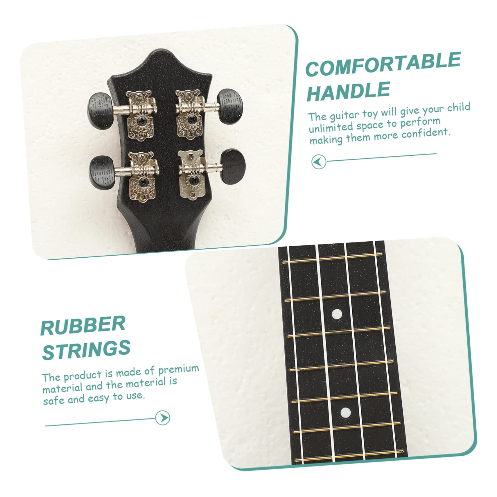 Ukulele Soprano Chitarra Acustica Legno Per Principianti Ragazzo Ragazza Adulti Musica Strumento