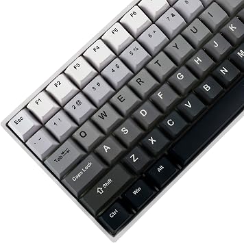 127 Five Sides Gradient Dye Sub Keycaps PBT Cherry Profile Key caps for TKL 61 64 68 75 87 96 104 108 Keychron MX Keyboard