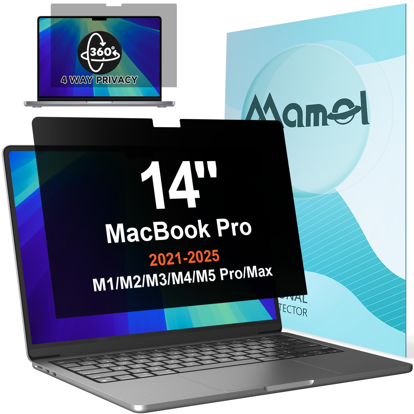 Amazon.com: 360° Privacy Screen for MacBook Pro 14 Inch (2021-2025