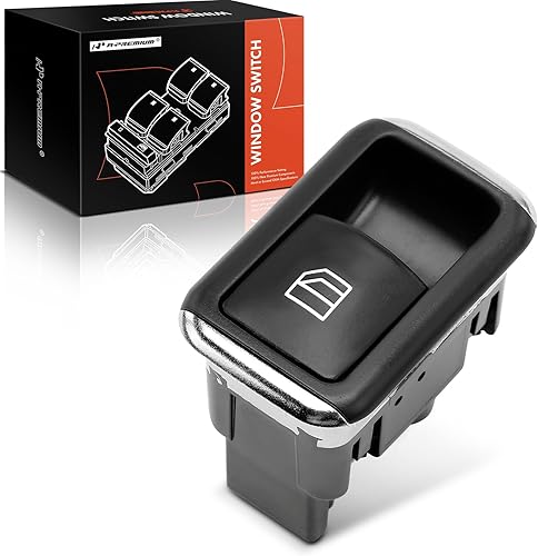 A-Premium Interruptor de ventana eléctrico compatible con Mercedes-Benz C180 C200 C230 C250 C230 C350 CLS350 CLS400 CLS500 E250 E300 E350 E500