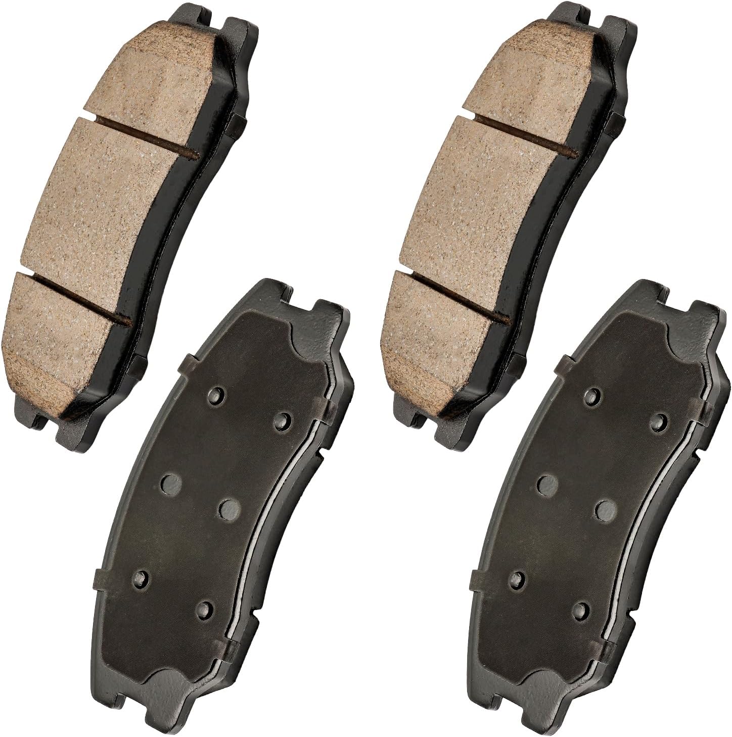 PHILTOP Ceramic Front Brake Pads For Saturn Vue 2008-2010, 4 Pcs replace # D1264