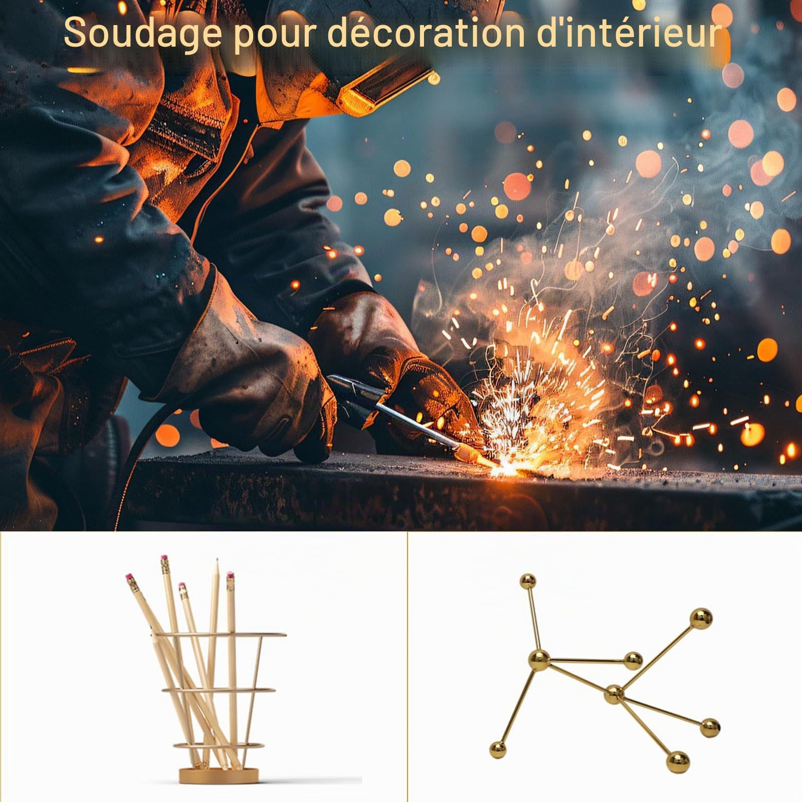 Lot de 50 tiges en laiton de 1 mm en métal massif pour modélisme radiocommandé, avion, hélicoptère, loisirs créatifs (100 mm de longueur)