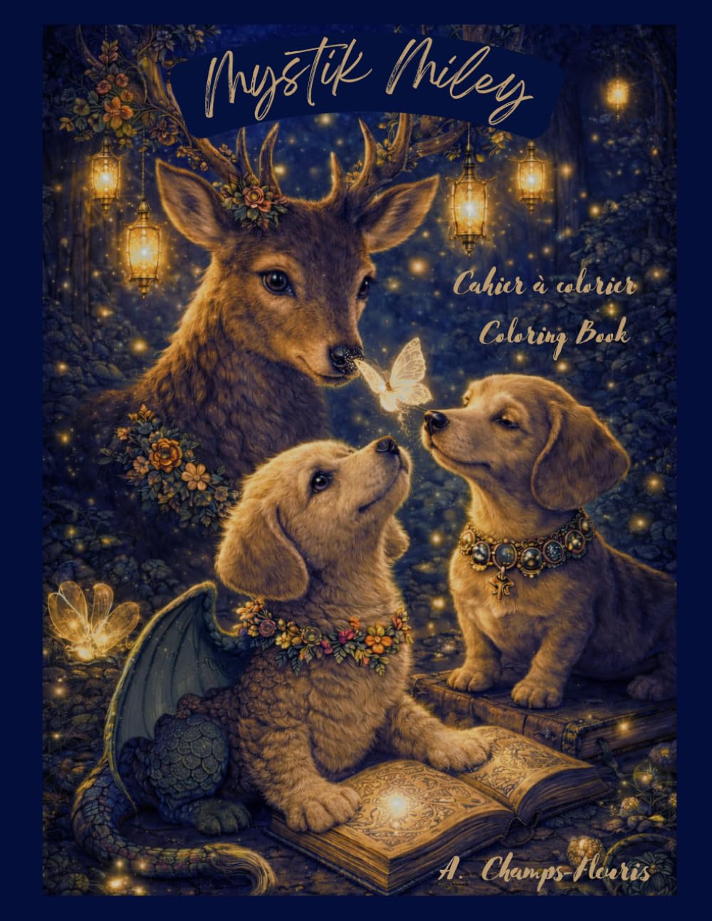Mystik Miley: Cahier à colorier - Greyscale - Coloring book