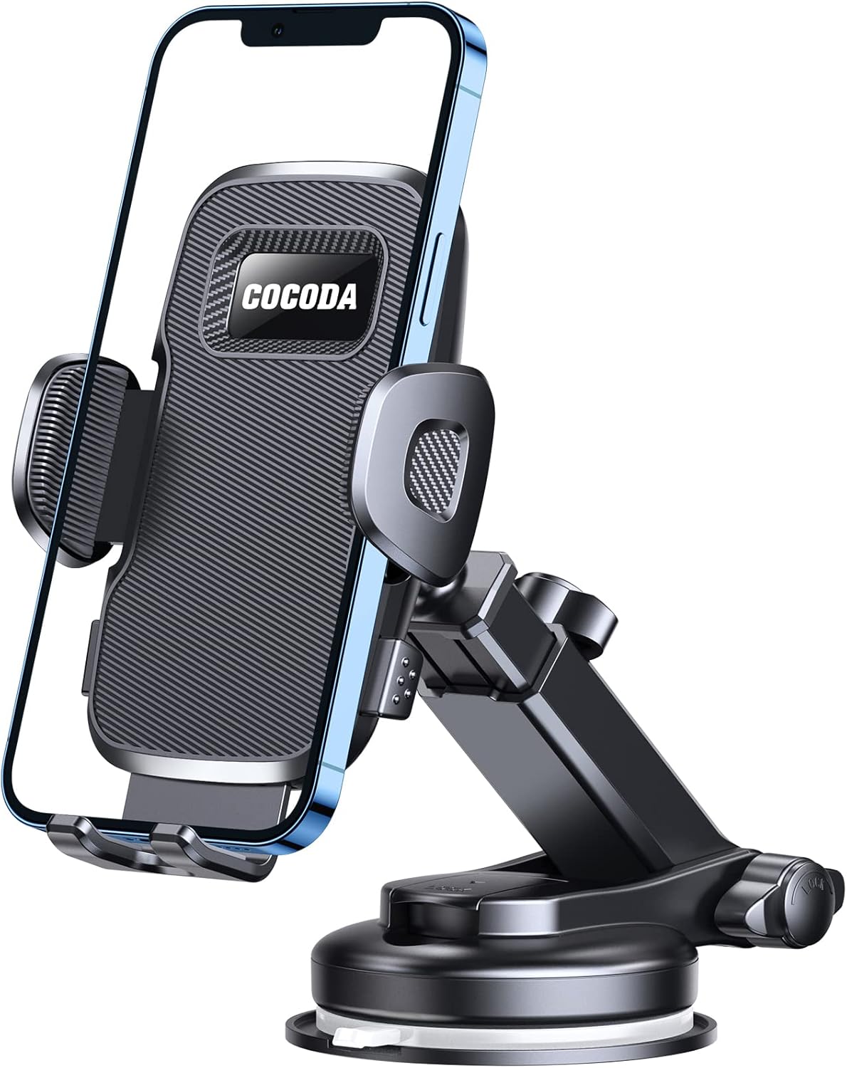 Discount 90% Cocoda Phone Mount for Car, [Thick Case Friendly] [Military-Grade Suction] Car Phone Holder Mount for Dashboard & Windshield, 360° Rotate Car Mount Compatible with iPhone 13 12 Pro Max, 4”-7” Phones