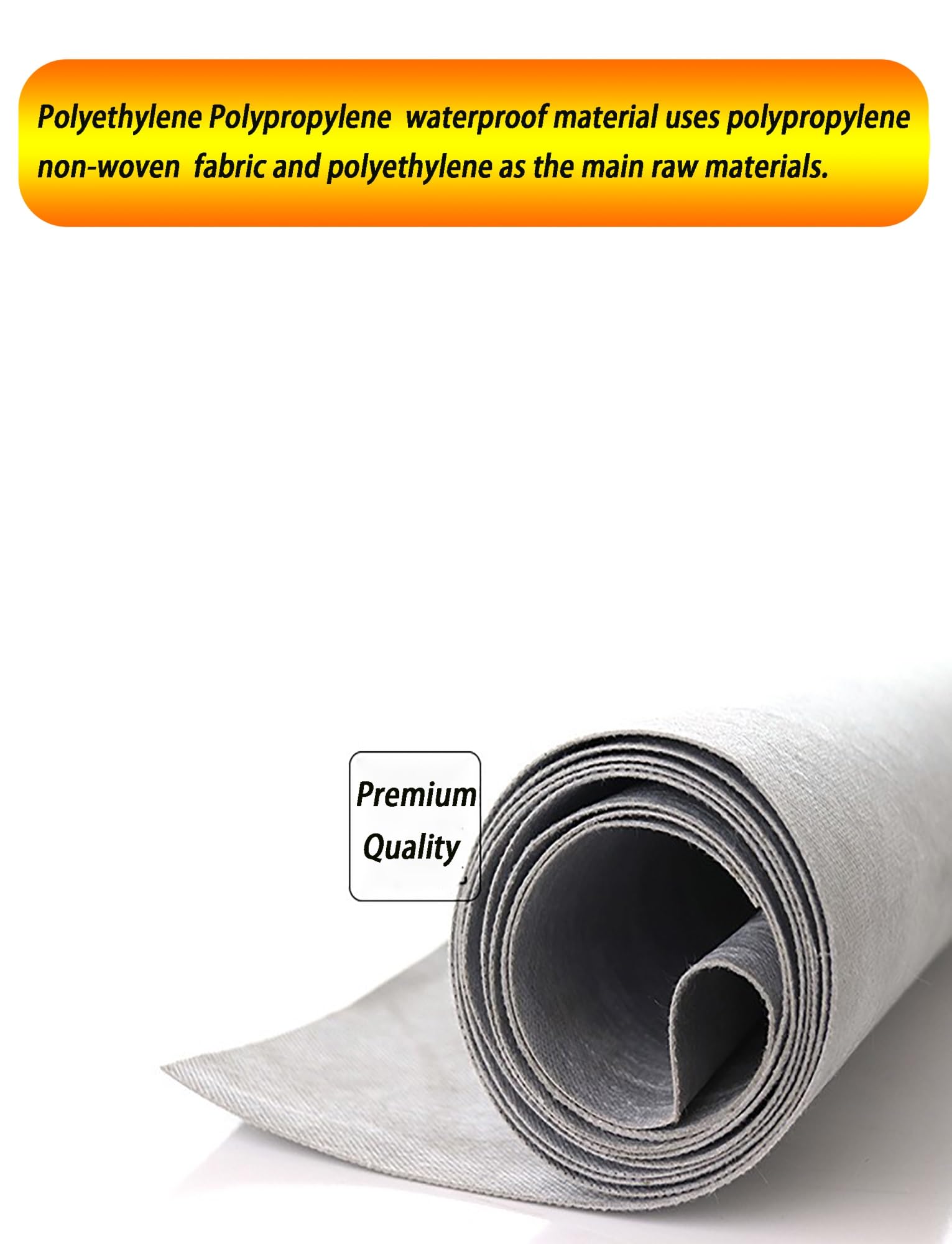 Membrana autoadhesiva impermeable para techo, baño, hormigón, cimientos y suelos, lámina selladora a prueba de fugas