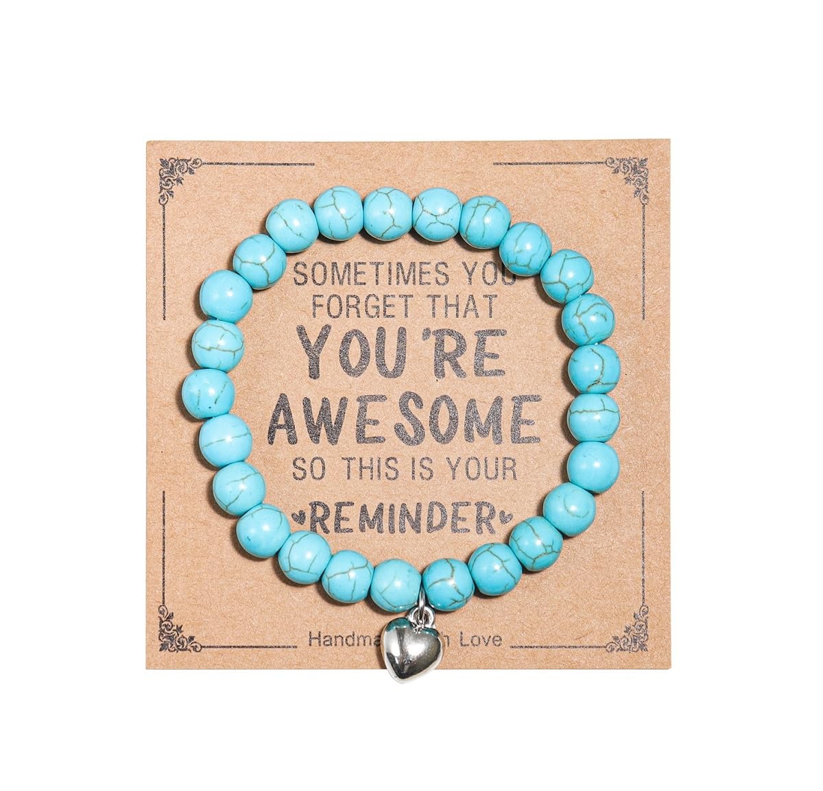 Inspirational Bracelets for Women Natural Stone Healing Relaxation Chakra Bracelet Gifts for Birthday Christmas Mothers day Valentines Thanksgiving