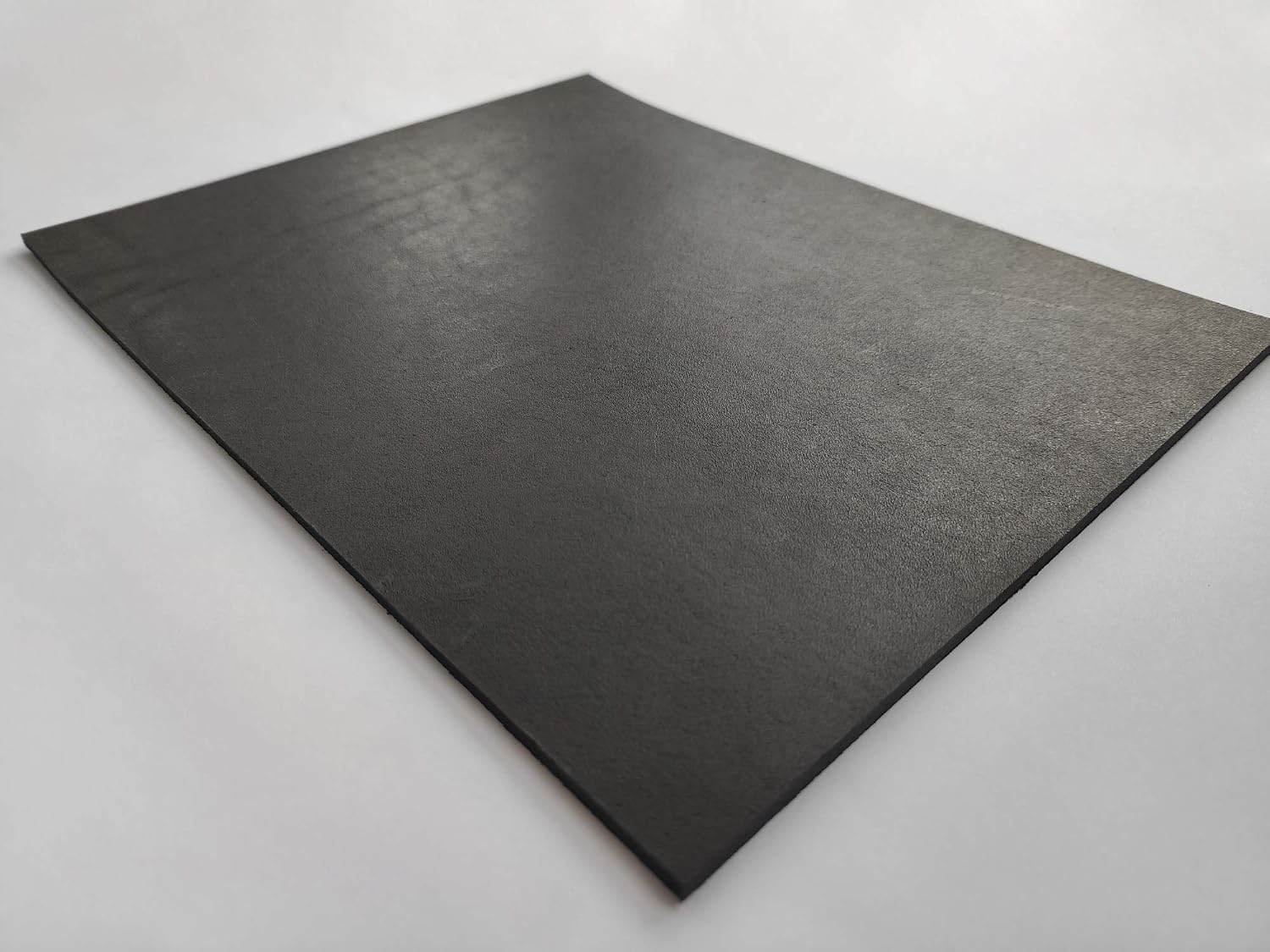 9 oz Precut Leather Square, Full-Grain Tooling Leather Pre-Cut Pieces for Knife Sheaths, Holsters, Covers and other Leathercraft. (Black, 8x12 inch (20x30cm.))