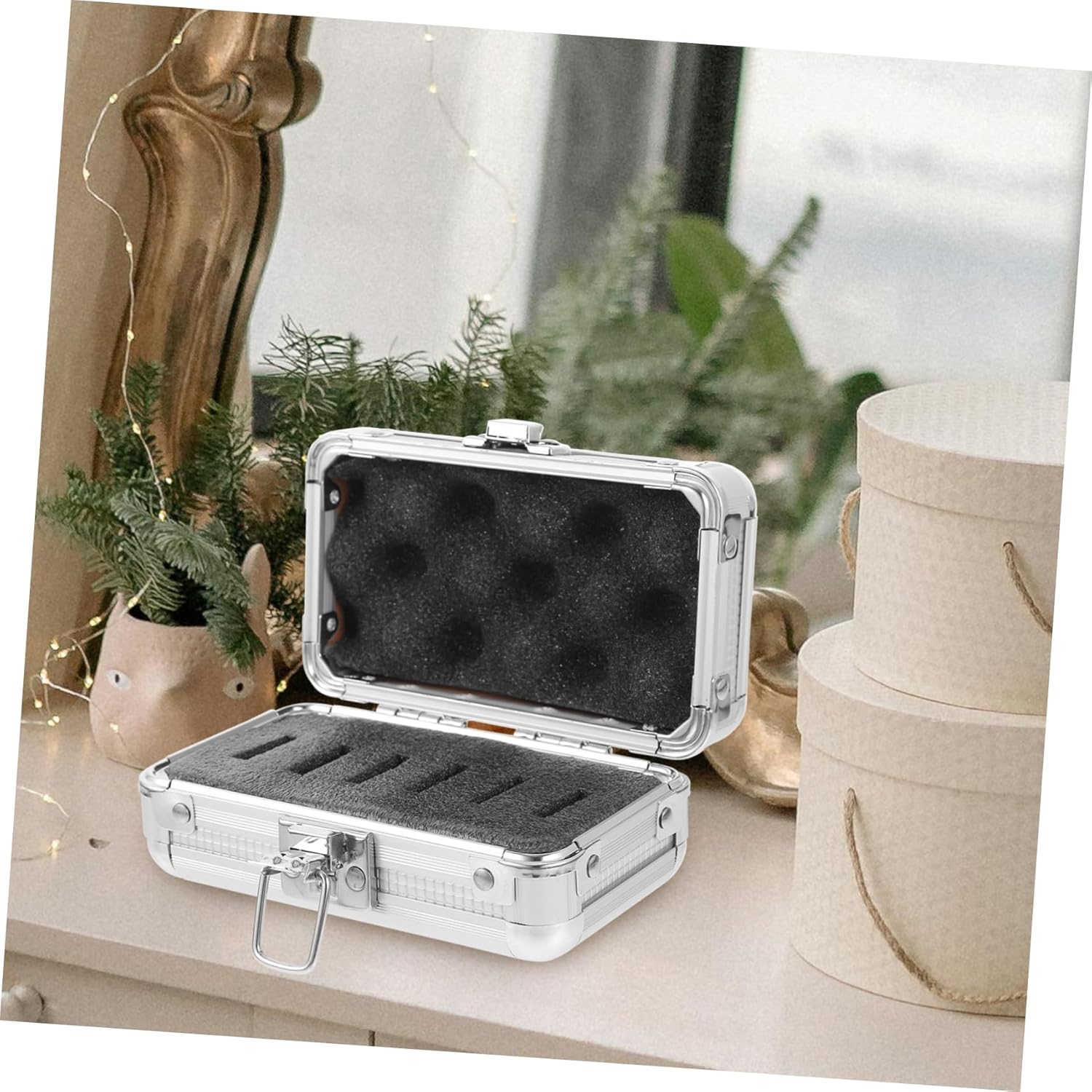 5pcs Box Telescope Filter Holder Aluminum Case Small Durable Lens Filter Storage Box for Astronomy