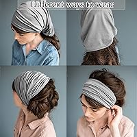 Vista 6 de Messen 6 paquetes de tubo de rastas de elastano, unisex, banda elástica para rastas de extremo abierto, cubierta elástica para el cabello