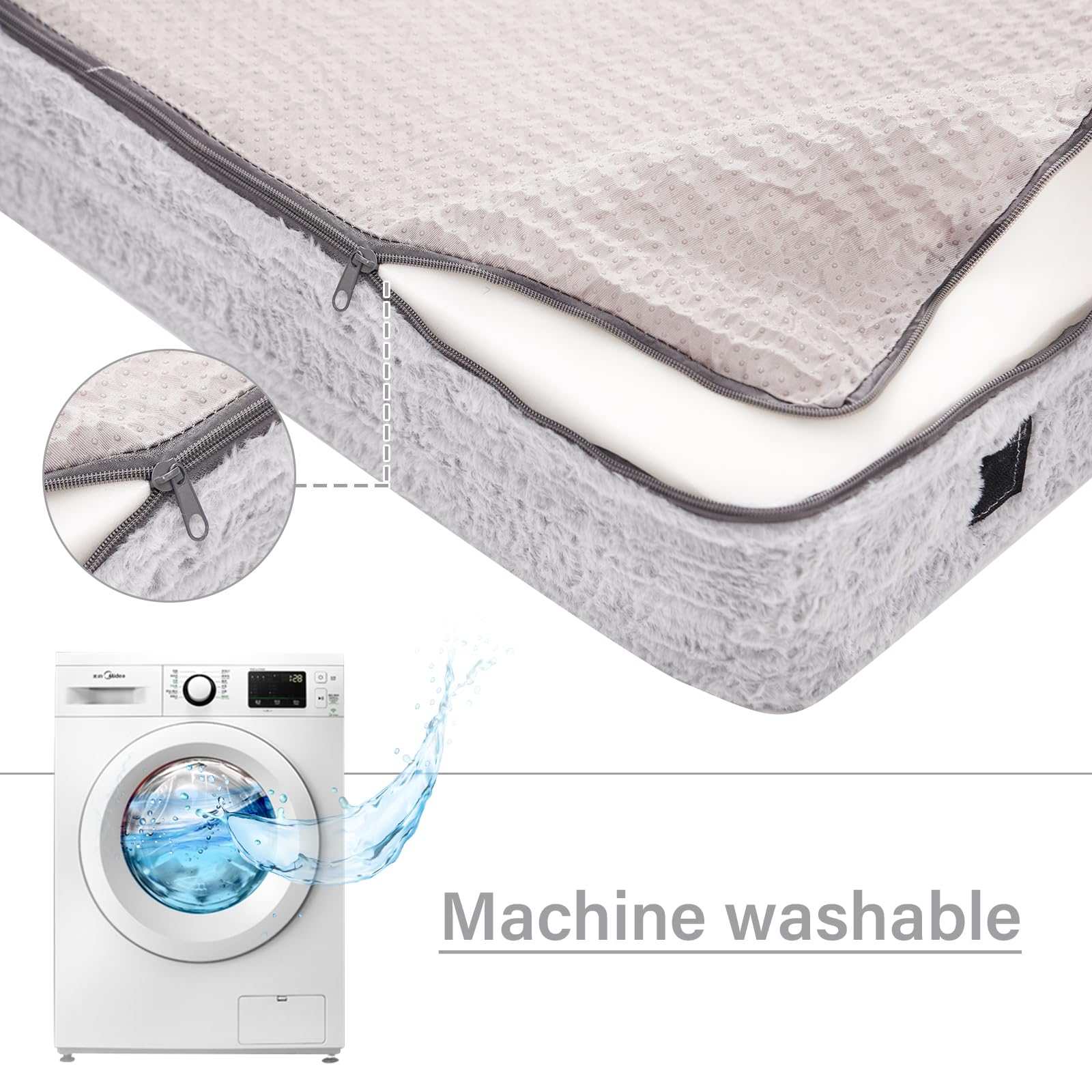 Sofá cama plegable con almohada, colchón de tamaño individual y tela de felpa con bolsa de almacenamiento portátil, tumbona de suelo, cama para sala de estar, habitación de invitados, 7