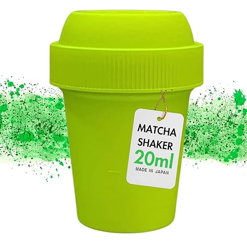 Coctelera Matcha verde claro  Lacquerware tradicional  Batido rápido y fácil de 11 segundos  Capacidad de 1.69 onzas líquidas con cuchillas