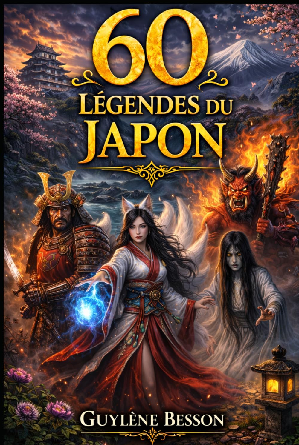 60 Légendes du Japon: Illustrées en Noir et Blanc : Mythes, Créatures et Sagesse Ancestrale. Un Voyage Immersif dans la Mythologie Japonaise et ses Rituels Sacrés. (Collection Légendes et Terroirs)