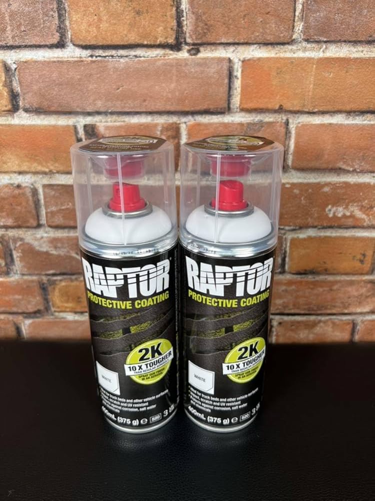 Amazon.co.jp: 正規輸入品ラプターライナー ホワイト スプレー缶