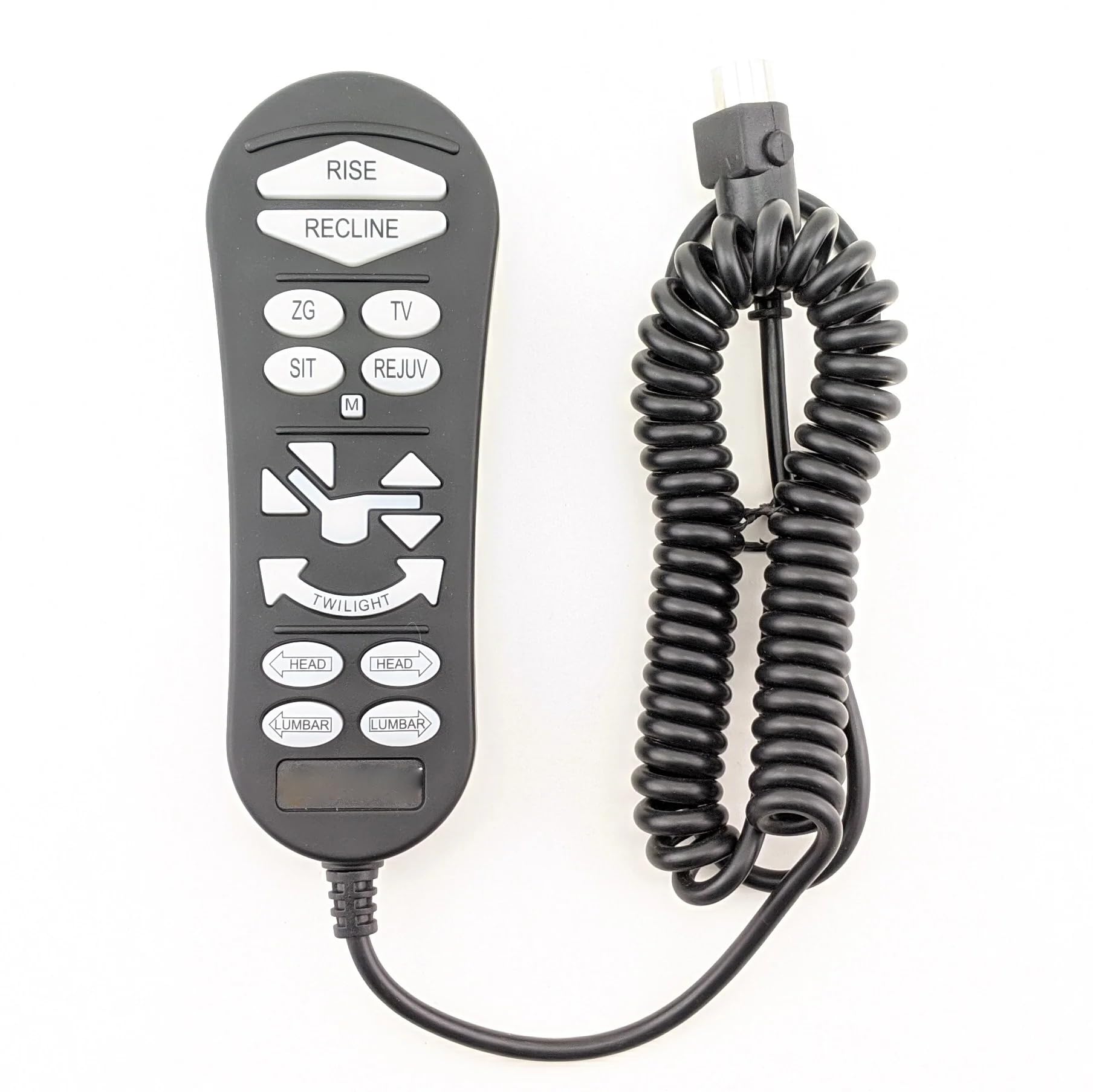 ZK3100-C5M 5 Pin Lift Chair Remote Only Fit for 5 Motors Golden and Ultra Comfort Chairs with 16 Button Remote (Include SIT or Home, Lumbar, Headrest, Twilight), Hand Control 2-Year Replacement