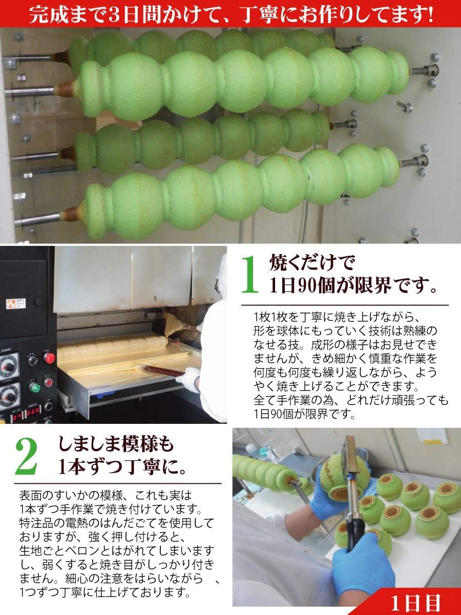 [お菓子のたいよう] すいかバウム (冷凍便)１個 バームクーヘン お菓子 プレゼント