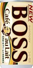 Suntory Coffee BOSS Cafe au Lait, 185g x 30 Pack