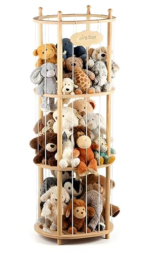 Stuffed Animal Zoo Storage Extra Large Wooden Stuffed Animal Holder