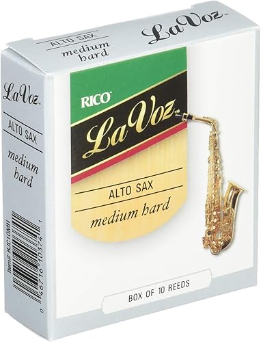 Miniatura 3 de D'Addario La Voz Cañas de saxo Alto - Cañas de saxofón alto - RJC10MH - Corte sin limar - Medio-Duro - Paquete de 10