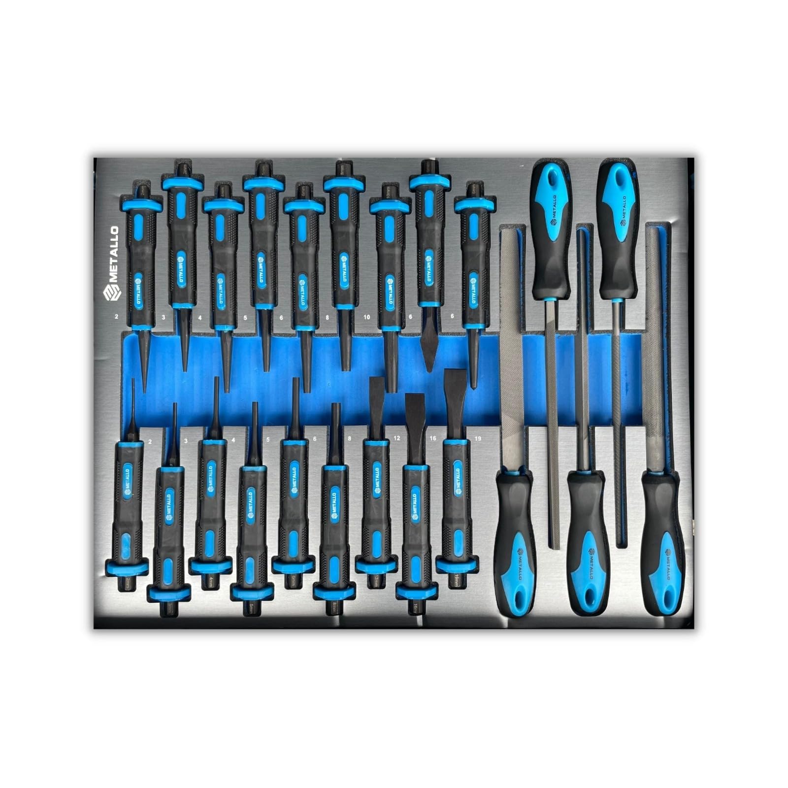 Werkzeugwagen bestück/Werkstattwagen - Armario para herramientas, lleno, con 12 cajones (10 con herramientas, 2 vacíos), carro con ruedas