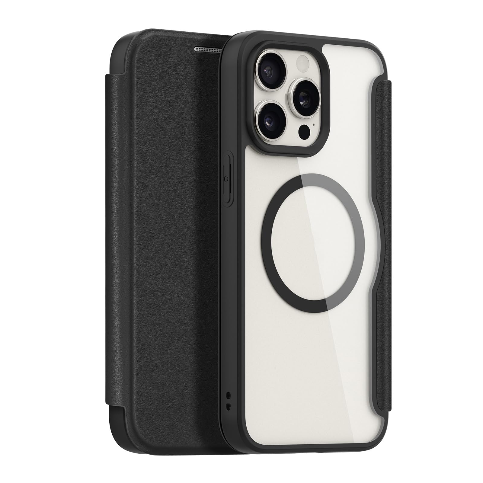 Étui iPhone 15 Pro Max en cuir premium chic