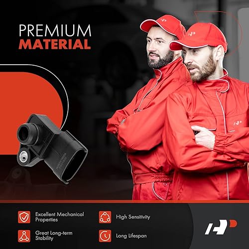 Miniatura 3 de A-Premium Sensor MAP de presión absoluta del colector compatible con Kia Optima 2009-2010 Sorento 2011-2013 Borrego K900 Hyundai Santa Fe Genesis