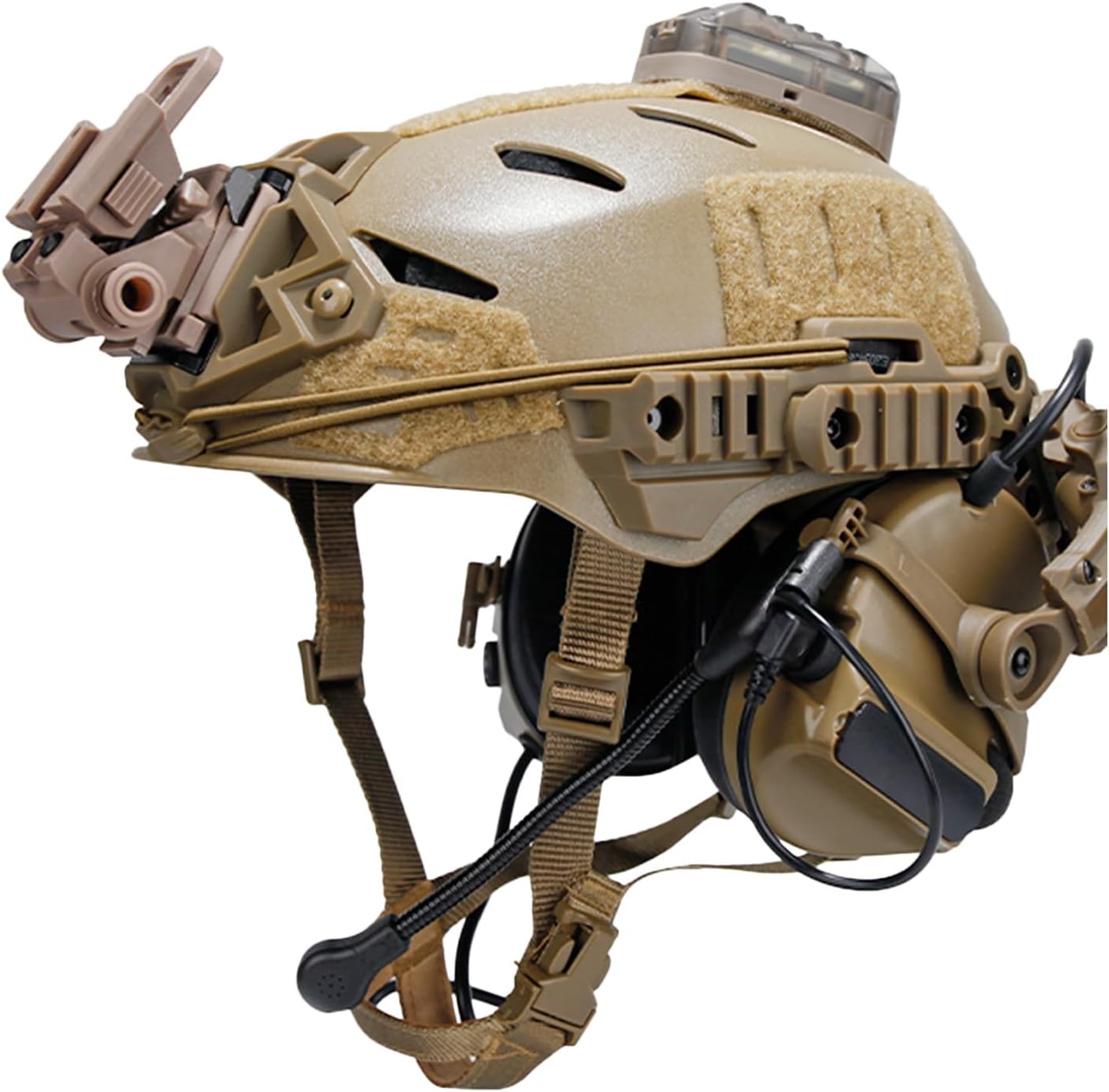 タクティカルエアソフトヘルメットセット、快適な調整可能